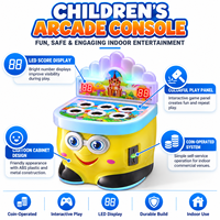 Console de jeu d'arcade commerciale pour enfants à monnayeur - Construction en plastique ABS et métal pour usage intérieur