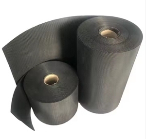 Vente chaude 90mmX30m DPC DPM Membrane de cours étanche à l'<span class=keywords><strong>humidité</strong></span> en polyéthylène noir pour murs de fondation - Product Image 1
