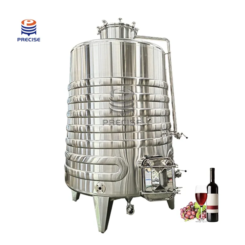 Tanque de vinho grande flutuante de alta qualidade com teto de 5000l tanque aberto Capacidade variável