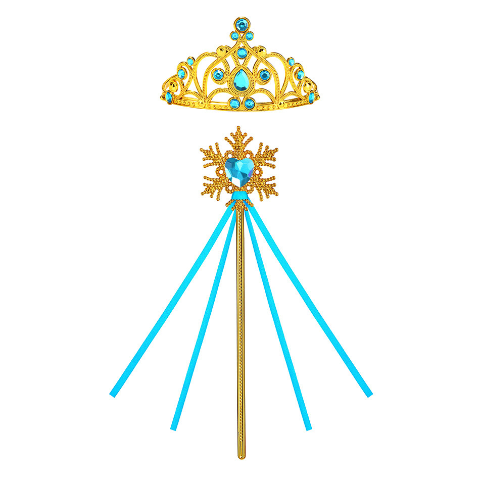 Bâton couronne bleue