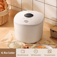 Mini-cuiseur à riz électrique multifonction intelligent avec minuterie, contrôle par application et écran tactile, design compact pour cuisine domestique