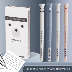 Stylo Gel Effaçable Personnalisé en Plastique 0,38 mm, Motif Animal Mignon Kawaii, Encre Bleue et Noire, Écriture Fluide pour Étudiants et Enfants, Idéal comme Cadeau - Product Image 6