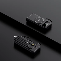 Portable 20000mAh sans fil batterie externe USB-C câble affichage Powerbank Compatible téléphone tablette 10000mAh batterie charge sans fil