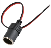Câble Chargeur Allume-Cigare Universel 12V 10A Max 120W, Adaptateur de Prise Femelle pour Applications Moto