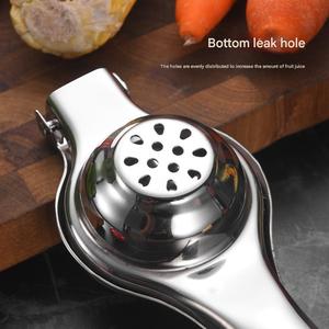 Presse-agrumes de citron et de fruits moderne portable et manuel en acier inoxydable réutilisable facile à presser pour la cuisine à domicile CN - Product Image 4