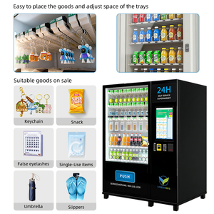 VFresh Meilleur Prix Produit Arrivée Intelligent Combo Crochet Ressort pour Business Snack Boissons Distributeur Automatique - Product Image 3