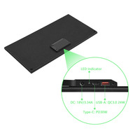 Panneau Solaire Pliable ETFE HPBC 60W, Panneaux Solaires 80W 100W, Module Solaire Photovoltaïque Portable pour Chargeur de Batterie