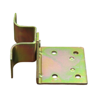 Charnière de table pliante en acier au carbone sur mesure, plaquée zinc jaune, support d'angle rotatif, connecteur pivotant pour meubles, fabricant