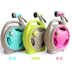 Car Water <b>Hose</b> <b>Reel</b> Set 23x13.5x23Cm High <b>Pressure</b> Garden <b>Hose</b> With Gun <b>For</b> Car <b>Washing</b> And Outdoor Use - Product Image 3
