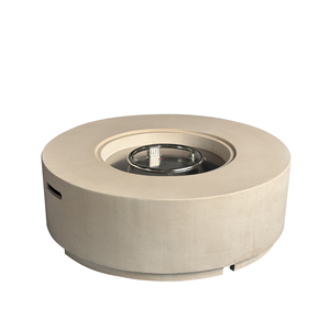 Outdoor Natural Gas <b>Fire</b> Bowl <b>Fire</b> <b>Pit</b> with 50000 BTU Eco-Friendly Design MGO Material Glass Beads for Garden & Patio Use - Product Image 3