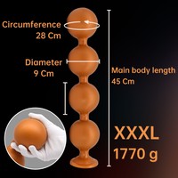 Dildo géant XXL pour masturbation anale, plug anal en silicone, jouets sexuels pour adultes