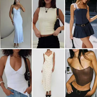 Venta al por Mayor de Pacas Mixtas de Ropa de Mujer Lotes Surtidos de Vestidos Casuales Nuevos y Ropa Usada de Dama en Existencia