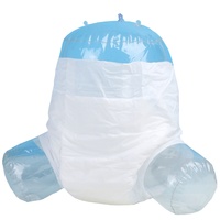 Vente en gros de couches-culottes jetables imprimées pour adultes, en tissu non tissé, 3D, blanches, lot de 3+, ISO/CE