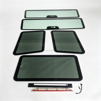 Vitre de fenêtre arrière sans cadre avec feu stop supérieur pour Mercedes Benz Classe G W463 W464 – Amélioration de conversion
