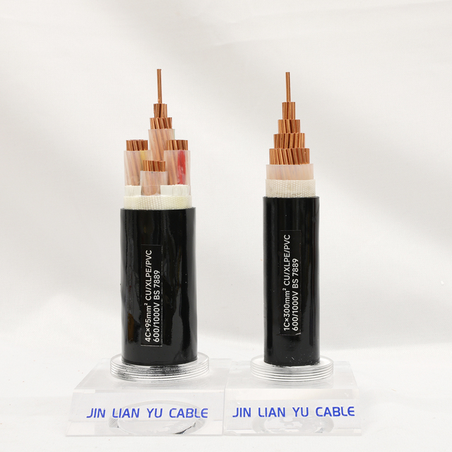 Cu XLPE PVC Power Cable 600 1000V Copper Electrical Wire Multi Core Power Distribution