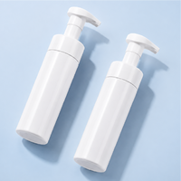 Flacon pompe moussant cosmétique rechargeable en PET blanc de 100 ml, 120 ml, 150 ml, 200 ml pour désinfectant pour les mains et nettoyant visage