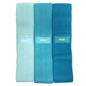 2023 Hot Bán Biểu Tượng Tùy Chỉnh Dệt Vải Đàn Hồi Ban Nhạc Kháng Dày Tập Thể Dục Tập Thể Dục Tập Thể Dục Bông Hip Chiến lợi phẩm Tập Thể Dục Ban Nhạc - Product Image 5