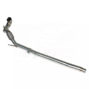 Tuyau d'échappement en acier inoxydable GRWA pour VW <span class=keywords><strong>Golf</strong></span> R MK7 AUDI S3 A3 TT Quattro 2.0T - Product Image 1