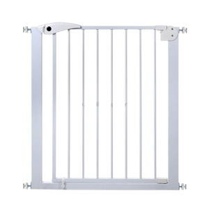 Barrière de sécurité pour bébé et chien 2-en-1 à fermeture automatique, barrière de sécurité intérieure en métal pour la <span class=keywords><strong>maison</strong></span>, barrière de sécurité pour enfant, barrière en métal durable pour les escaliers - Product Image 2