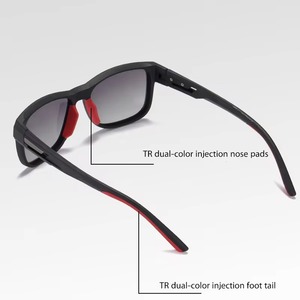 Lentes de espejo Gafas de Sol de color mate personalizadas Lentes oscuras Reforzadas 1,1mm TAC Gafas de sol Deportes Hombres Sonnebreller Oculos De Sol