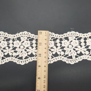 Guipure White Chemical Cotton Stock Lace Trim for Sewing and Crafting <b>Trimmings</b> - Product Image 3