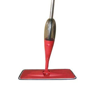 Serpillère à pulvérisation plate en microfibre rectangulaire kaki bleu mains libres pour carrelages et sols en bois - Product Image 2