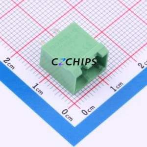 DB2EVC-5.0-2P-GN Plug-in Terminal Block P=5mm Connector Board-to-Board / Socket - Closed 1x2P 5mm Green - Product Image 1