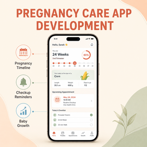 พัฒนาแอปติดตามการตั้งครรภ์แบบกำหนดเองสำหรับ IOS และ Android พร้อมบันทึกไทม์ไลน์การตั้งครรภ์และการติดตามสุขภาพ LionCreate - Product Image 2