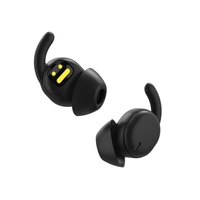 Auriculares Minifit Auriculares deportivos inalámbricos con gancho para la oreja suave más delgado auriculares Bluetooth para dormir