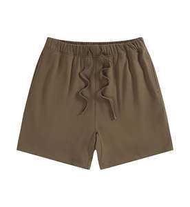 Pantalones cortos deportivos y deportivos para correr, bolsillos de colores lisos, pantalones cortos informales de verano para hombre, cintura elástica con cordón - Product Image 6