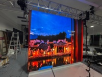Écran LED de location pour support au sol, sans fil, avec raccordement à une touche, anti-rayures, pour mur vidéo LED de salle de banquet