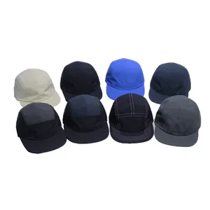 Benutzer definierte Logo Camp Hut schnell trocknende fünf Panel leichte Papa Hüte Nylon 5 Panel unstrukturierte Camp Cap