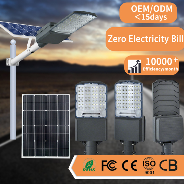 Solar LED Light Outdoor Super Bright IP67 Waterproof 6000K Daylight Spotlight App/Remote Control Aluminum Alloy Street LiFePO4