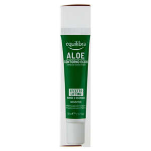 Equilibra Face, Contorno de Ojos con Aloe, Efecto Lifting, Reduce Bolsas y Ojeras, con Ácido Hialurónico de 3 Pesos Moleculares - Product Image 3