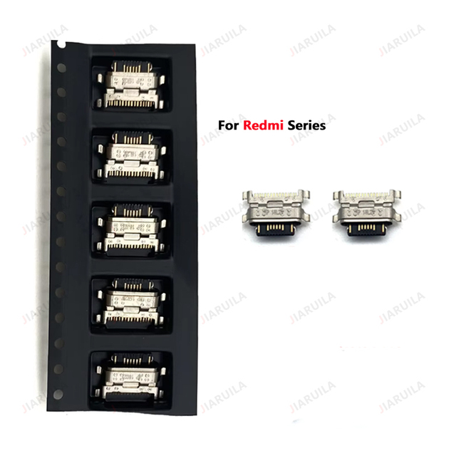 Hot Sale Micro Usb Socket Connector 5 Pin Usb Connector for Redmi Note 10S 9S 9 10 Pro Socket Charging Pin Usb Connector Female