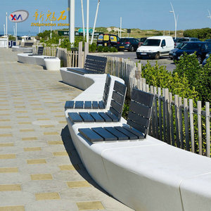 Nuevos Materiales de Construcción de Piedra, Banco de Hormigón GRC XMS006, Alto Rendimiento, Resistente a la Corrosión, para Uso Municipal y Paisajístico - Product Image 1