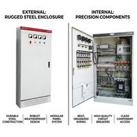 Armoire de distribution basse tension industrielle ZHUOLI XL-21 en métal, isolée par l'air, 0,22KV/0,4KV, protection IP3X