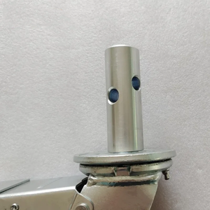 ล้อเลื่อนปรับระดับได้สำหรับโครงเหล็ก ขนาด 5 6 8 นิ้ว PU/PE บนโครงเหล็ก - Product Image 4