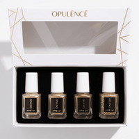 Boîte-cadeau noire à clapet magnétique en papier rigide personnalisée pour ensembles de vernis à ongles boîtes d'emballage cosmétique de luxe avec logo imprimé