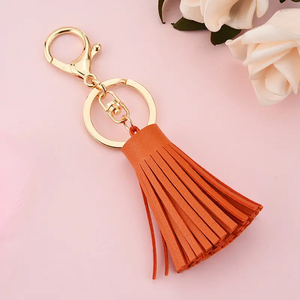 Bán buôn mini nhỏ đầy màu sắc <span class=keywords><strong>PU</strong></span> Da Tua <span class=keywords><strong>Keyring</strong></span> vẻ đẹp bò mô hình Keychain tua - Product Image 3