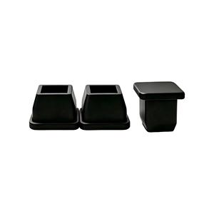 Bouchon carré en silicone anti-collision, embout de tube carré, joint d'étanchéité en caoutchouc, vente en gros d'usine, fabriqué en Chine - Product Image 1