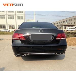 Difusor trasero cromado Clase <span class=keywords><strong>E</strong></span> W212 para Mercedes Benz, aspecto clásico, E300, 2013, 2014, 2015 - Product Image 6
