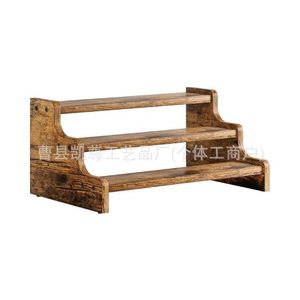 Wooden multi-purpose desktop storage <b>rack</b> for living room, <b>kitchen</b>, and spice <b>rack</b>. - Product Image 5