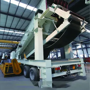 Hong Wan Mining Machinery Mobile Stone Crusher Plant Price Complete Set Portable Rock Crushing Station