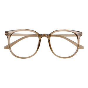 Lunettes anti-lumière bleue ovales en plastique pour femmes, monture moyenne avec verres AC, verres plats, origine Taizhou - Product Image 2