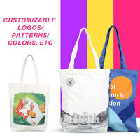 Sacs de courses personnalisés en gros, sacs fourre-tout en toile de coton vierges, sacs promotionnels réutilisables personnalisables avec logo imprimé