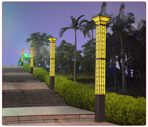 โคมไฟเสาสำหรับตกแต่งภูมิทัศน์โคมไฟเสาเสาสี่เหลี่ยมสำหรับเขตเทศบาล - Product Image 6