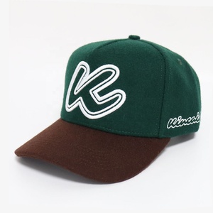 Tùy Chỉnh Nhà Sản Xuất Thể Thao 5 Bảng Điều Chỉnh Một Khung <span class=keywords><strong>Hat</strong></span> <span class=keywords><strong>Snapback</strong></span> Hai <span class=keywords><strong>Tone</strong></span> 3D Thêu Logo Tùy Chỉnh Len Mùa Đông Mũ Bóng Chày Cho Nam Giới - Product Image 1