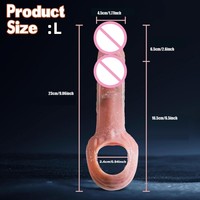 Jouets Sexuels pour Hommes : Dispositif d'agrandissement et d'épaississement du pénis, Manchon pénien, Godemiché, Phallus creux portable, Pantalon en cuir, Jouets sexuels pour adultes pour hommes