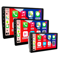 2G 32G Carplay 9 Inch Android Gps Player Layar Sentuh Radio Mobil Stereo Multimedia dengan BT Wifi RDS USB Double 2 DIN